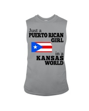 PUERTO RICAN GIRL IN KANSAS Sleeveless Tee tile