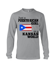 PUERTO RICAN GIRL IN KANSAS Long Sleeve Tee tile