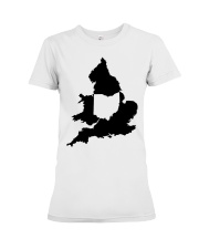 MAP OHIO IN ENGLAND Premium Fit Ladies Tee tile