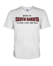 Made In South Dakota A Long Long Time Ago V-Neck T-Shirt tile