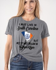 Began In Brooklyn - Live In South Carolina Classic T-Shirt apparel-classic-tshirt-lifestyle-front-101