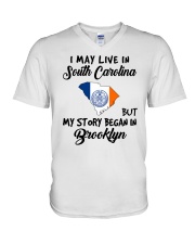 Began In Brooklyn - Live In South Carolina V-Neck T-Shirt tile