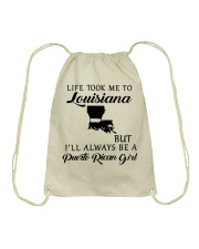 LIFE TOOK ME TO LOUISIANA BE A PUERTO RICAN GIRL Drawstring Bag tile