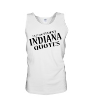 I Speak Fluent Indiana Quotes Unisex Tank tile