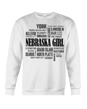 Nebraska girl cities Crewneck Sweatshirt tile