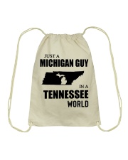 MICHIGAN GUY IN TENNESSEE Drawstring Bag tile