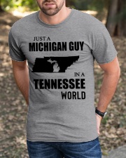 MICHIGAN GUY IN TENNESSEE Classic T-Shirt apparel-classic-tshirt-lifestyle-front-52