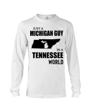MICHIGAN GUY IN TENNESSEE Long Sleeve Tee tile