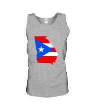 FLAG PUERTO RICO IN GEORGIA Unisex Tank tile