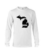 Michigan - Born Long Sleeve Tee tile