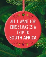 A Trip To South Africa Circle ornament - single (porcelain) custom-circle-ornament-single-porcelain-lifestyle-10