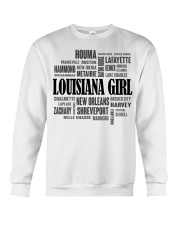 Louisiana girl cities Crewneck Sweatshirt tile