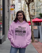 Louisiana girl cities Hooded Sweatshirt lifestyle-unisex-hoodie-front-2