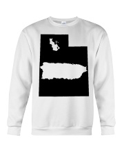 MAP PUERTO RICO IN UTAH Crewneck Sweatshirt tile