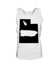 MAP PUERTO RICO IN UTAH Unisex Tank tile