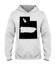 MAP PUERTO RICO IN UTAH Hooded Sweatshirt tile