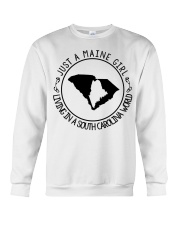 MAINE GIRL LIVING IN SOUTH CAROLINA Crewneck Sweatshirt tile
