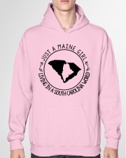MAINE GIRL LIVING IN SOUTH CAROLINA Hooded Sweatshirt garment-hooded-sweatshirt-front-04