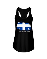 Flag Quebec I Still Call It Home Ladies Flowy Tank tile