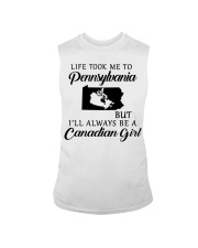 LIFE TOOK ME TO PENNSYLVANIA BE A CANADIAN GIRL Sleeveless Tee tile