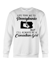 LIFE TOOK ME TO PENNSYLVANIA BE A CANADIAN GIRL Crewneck Sweatshirt tile