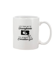 LIFE TOOK ME TO PENNSYLVANIA BE A CANADIAN GIRL Mug tile
