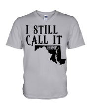 Maryland i still call it home V-Neck T-Shirt tile