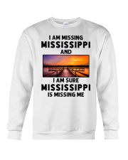 I Am Missing Mississippi Crewneck Sweatshirt tile