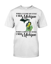 I MISS MICHIGAN Premium Fit Mens Tee tile
