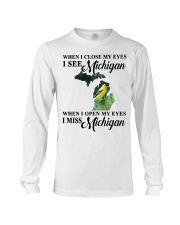 I MISS MICHIGAN Long Sleeve Tee tile