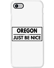 Oregon Just Be Nice Phone Case tile