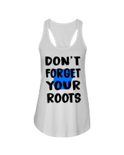 Arkansas Map Don't Forget Your Roots Ladies Flowy Tank tile