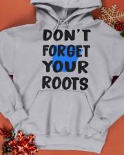 Arkansas Map Don't Forget Your Roots Hooded Sweatshirt apparel-hooded-sweatshirt-lifestyle-front-65