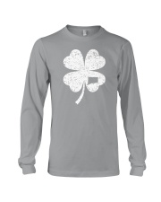 Connecticut Map - Four Leaf Clover Long Sleeve Tee tile