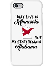 Began In Alabama - Live In Minnesota Phone Case tile