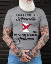 Began In Alabama - Live In Minnesota Classic T-Shirt apparel-premium-fit-men-tee-lifestyle-front-84