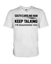 South Carolina Man - I'm Diagnosing V-Neck T-Shirt tile