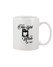 OHIO GIRL IN UTAH Mug tile