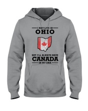 LIVE IN OHIO CANADA IN MY DNA Hooded Sweatshirt tile