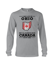 LIVE IN OHIO CANADA IN MY DNA Long Sleeve Tee tile