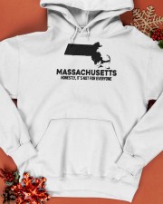 Massachusetts It's Not For Everyone Hooded Sweatshirt apparel-hooded-sweatshirt-lifestyle-front-65