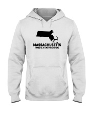 Massachusetts It's Not For Everyone Hooded Sweatshirt front