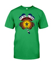 Flag El Paso Four Leaf Clover Classic T-Shirt front