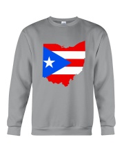 FLAG PUERTO RICO IN OHIO Crewneck Sweatshirt tile