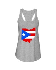 FLAG PUERTO RICO IN OHIO Ladies Flowy Tank tile