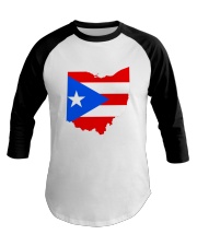FLAG PUERTO RICO IN OHIO Baseball Tee tile