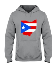 FLAG PUERTO RICO IN OHIO Hooded Sweatshirt tile