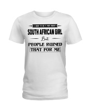 South African Girl - But People Ruined Ladies T-Shirt tile