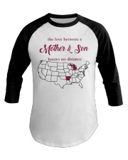 THE LOVE MOTHER AND SON MICHIGAN ARKANSAS Baseball Tee tile