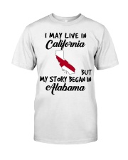 Began In Alabama - Live In California Classic T-Shirt tile